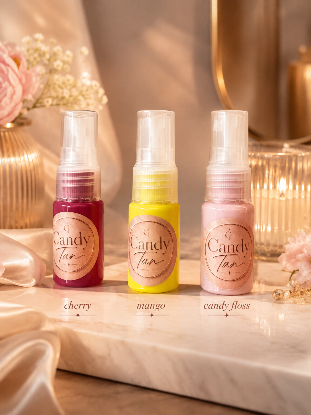 Tanning tongue drops