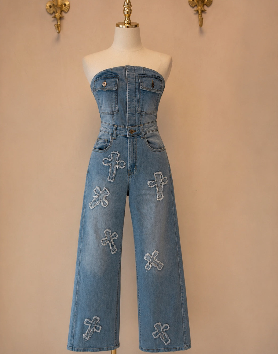 Denim jumpsuit