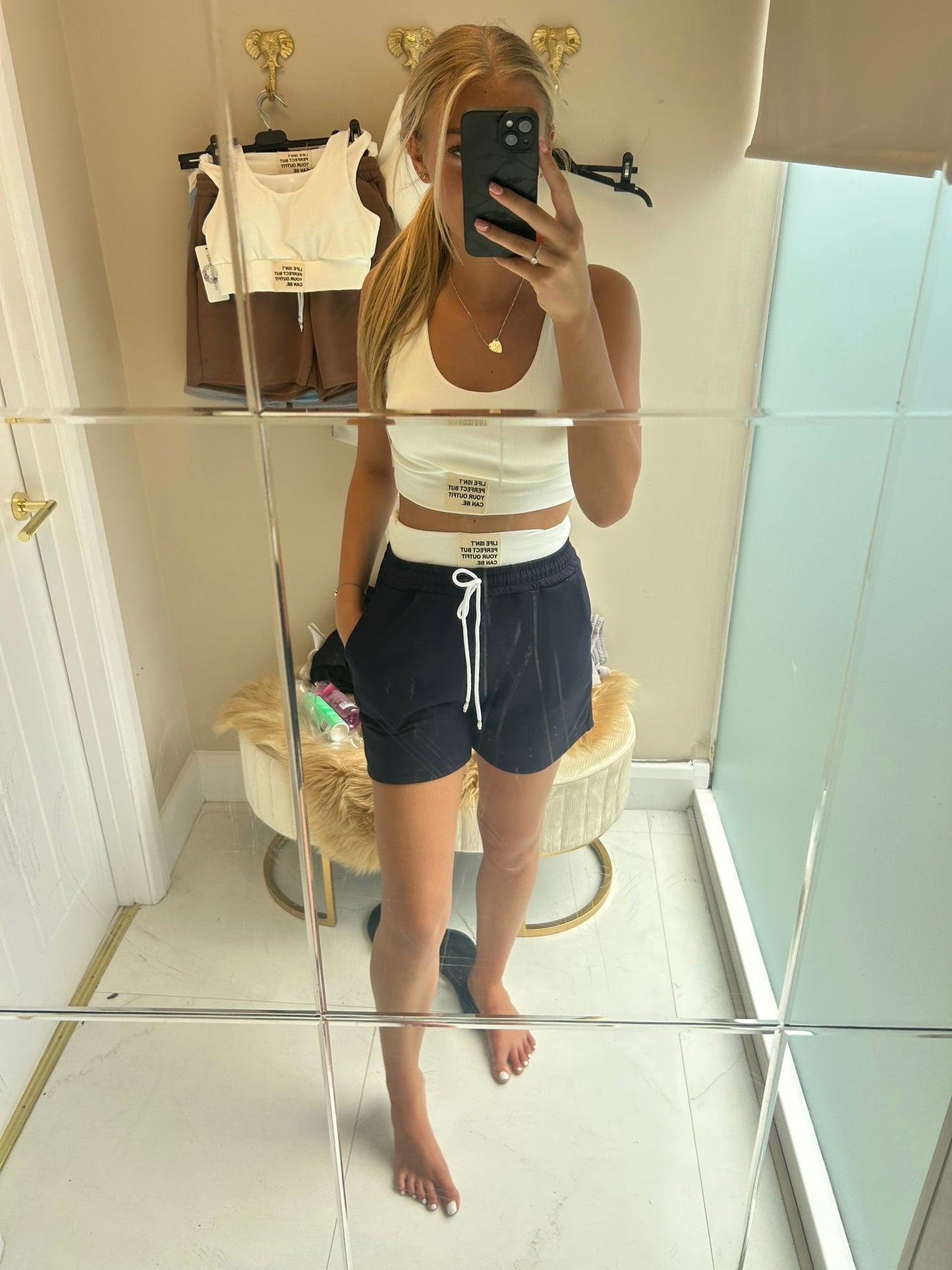 Meme shorts co ord