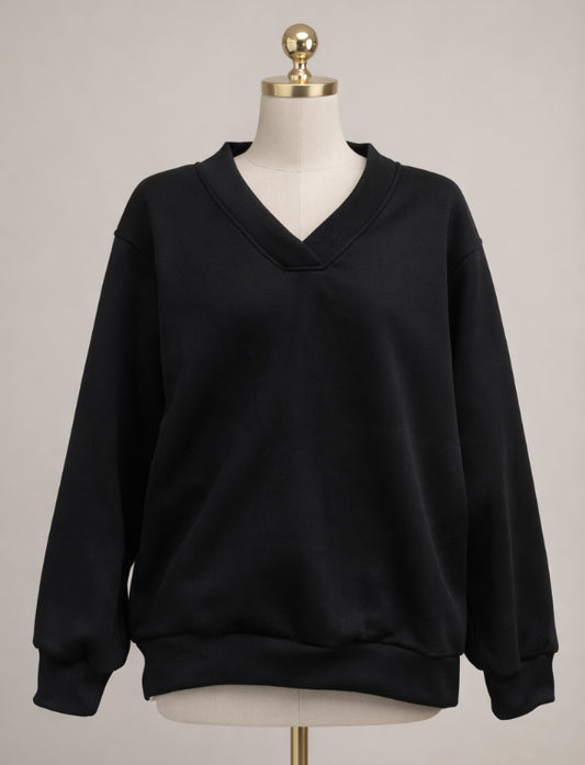 Black basic jumper