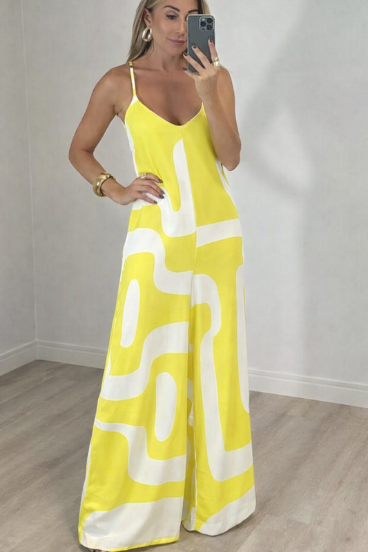 Lemon wide leg jumpsuit