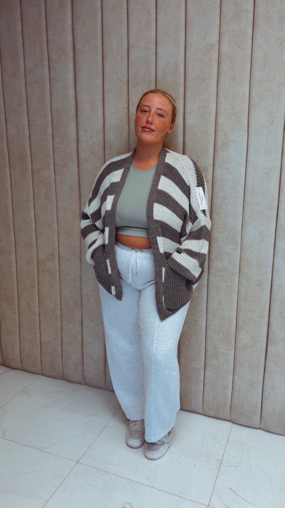 Oversized chunky cardigan