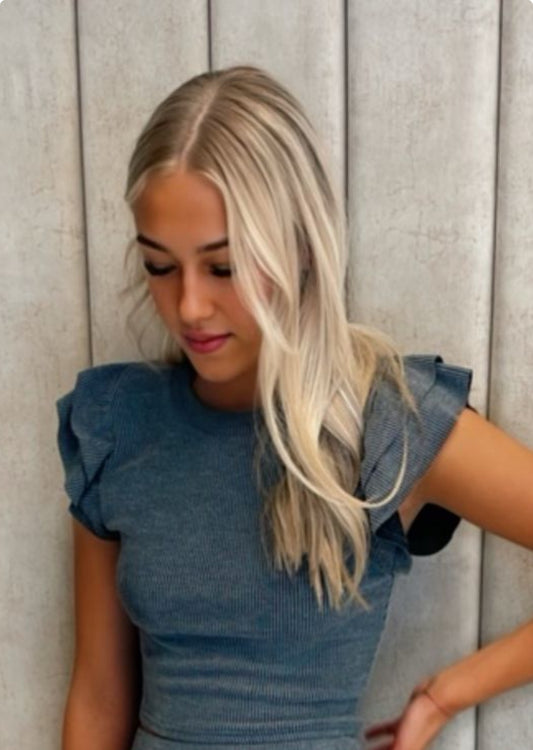 Basic ribbed tee