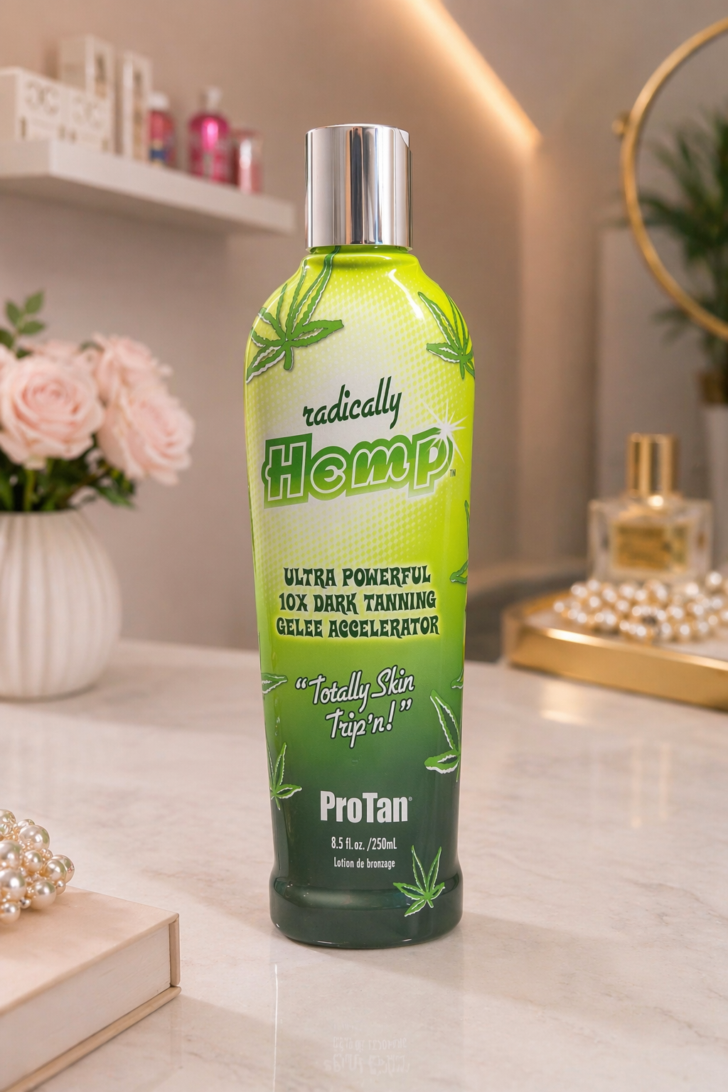 Radically hemp tanning lotion