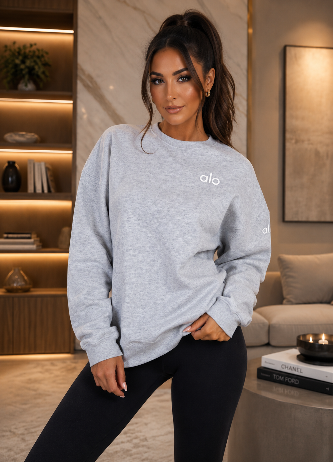 Casual alo inspired sweater