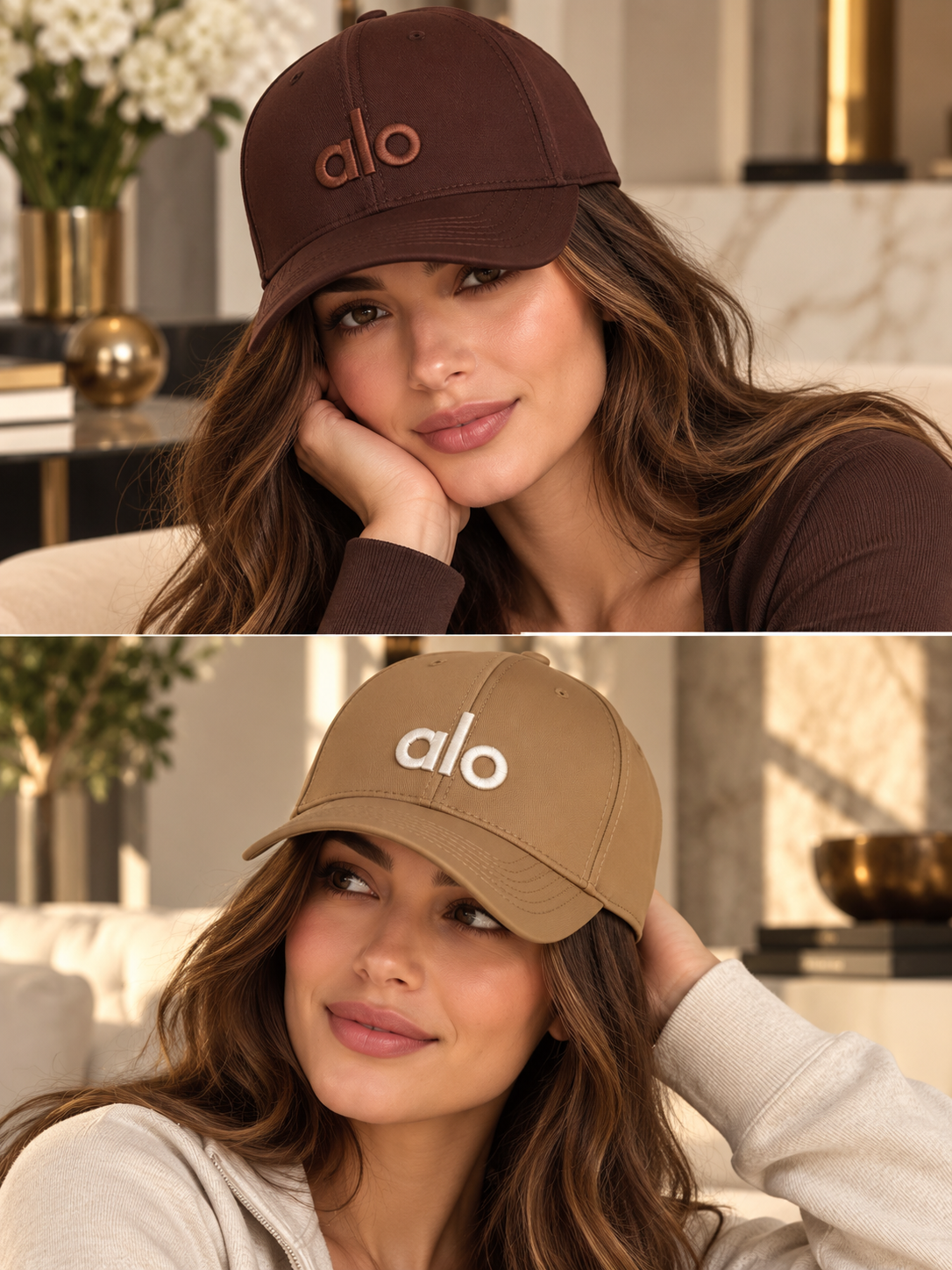 Alo inspired baseball caps
