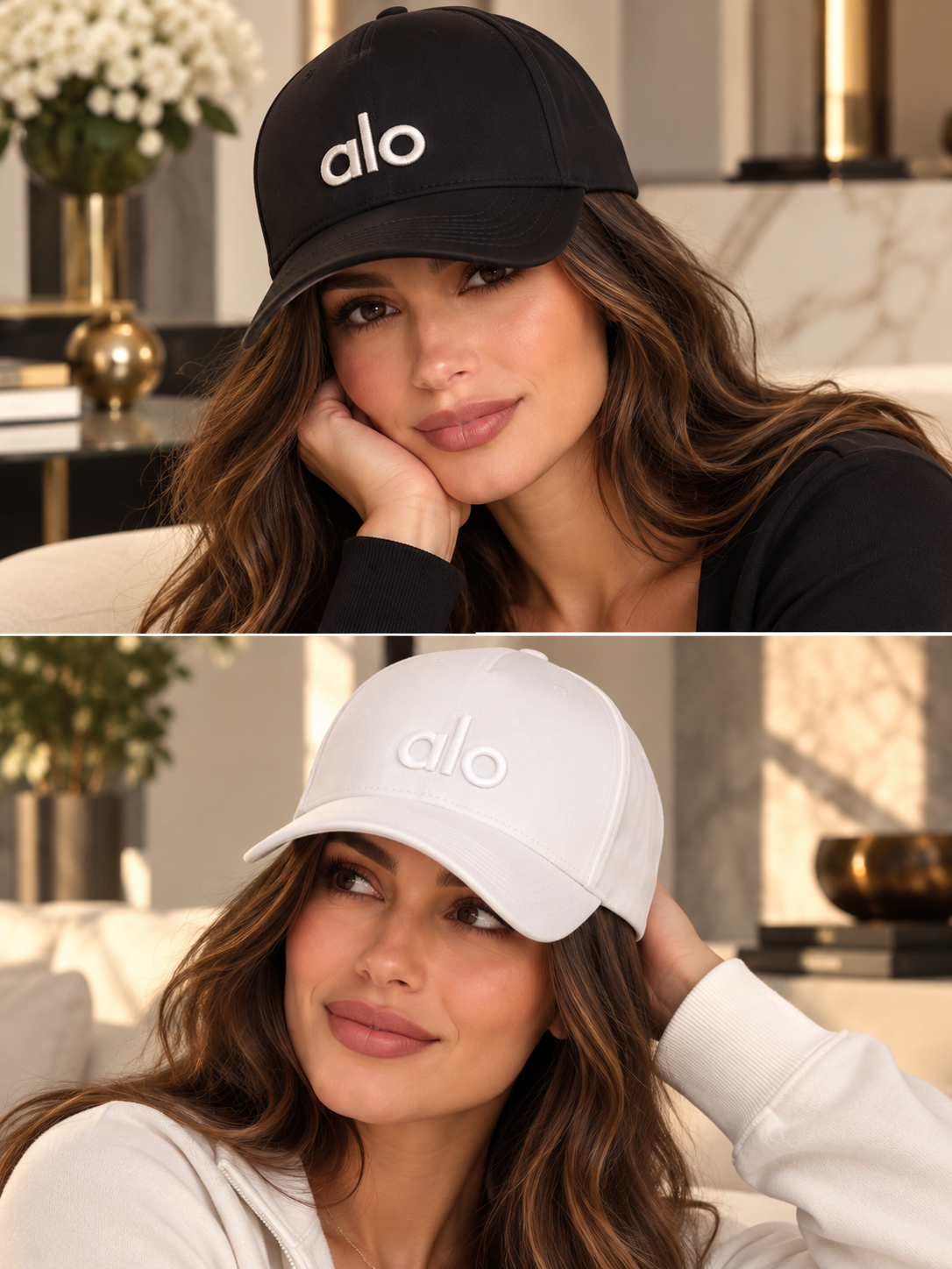 Alo inspired baseball caps